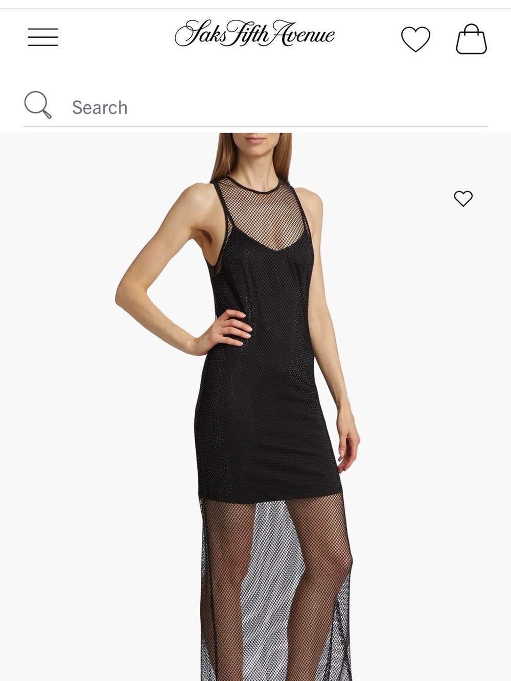 Mika Crystal Mesh Maxi Dress